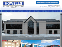 Tablet Screenshot of howellsglass.com